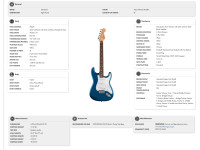 Fender Standard Strat LRL WPG AMM Fender Standard Strat LRL WPG AMM